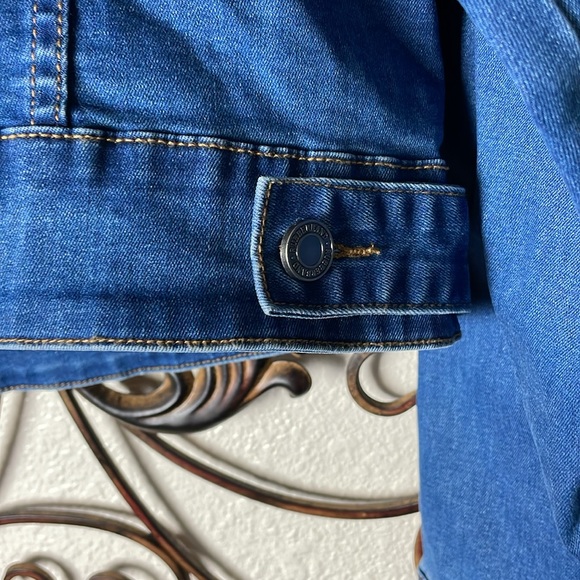 Women’s size extra large rubberband denim jacket - Picture 8 of 13